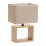светильник настольный без лампы UML-B401 E27 LIGHT GREY-WOOD UL-00010956 светло-серый