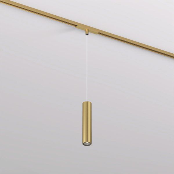 Трековый светильник   8W Белый теплый SHINE SPOT DK5744-SB IP20 на шинопровод латунь