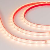 Светодиодная лента Белый теплый 2835 24V  4.8W/m 60Led/метр герм (силиконовая экструзия) 024566(2)  RTW-PS-A60-50m  2700K LUX IP67