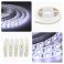 Светодиодная лента  Белый 5050 12V 14.4W/m 60Led/метр герм (силикон) 259BL Стандарт 1м IP65 блистер