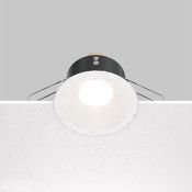 Встраиваемый светильник без лампы DL032-2-01W Maytoni Zoom GU10 белый круглый IP65