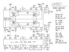 микросхема LA4557