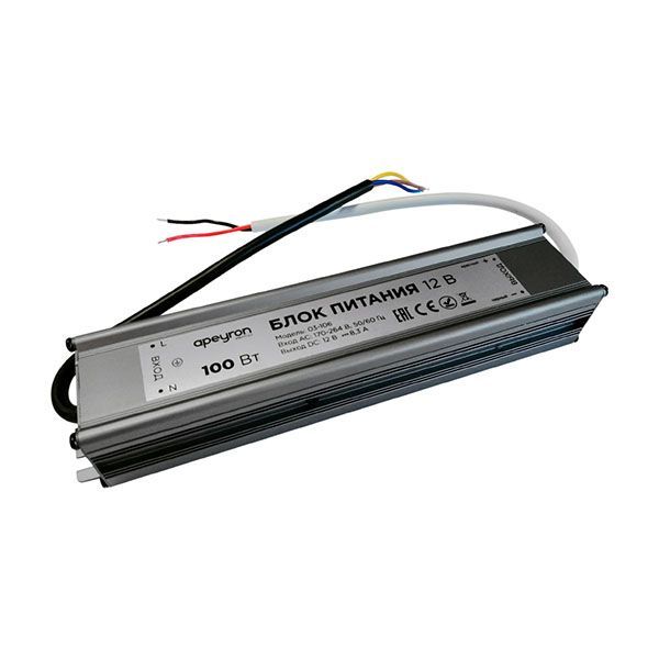 Блок питания (AC-DC) 12V 100W 03-106 Стандарт герм IP67 металл