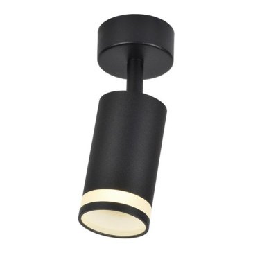 Накладной светильник без лампы IEK LIGHTING 4006 LT-USB0-4006-GU10-1-K02 GU10 цилиндр поворотный черный