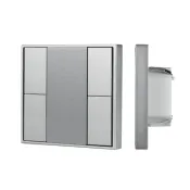 Панель Knob DALI-201-23-4K-D2-IN Silver (BUS, Frame) 048223