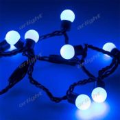 гирлянда фигурная  7W Синий 025582 ARD-BALL-CLASSIC-D17.5-10000-BLACK-100LED 230V IP65