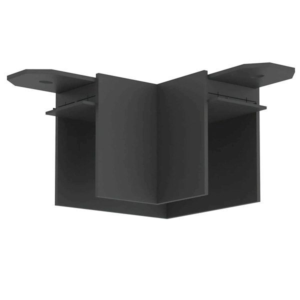 Соединитель для однофазного шинопровода SMART BASE TR2102-BK накладной угловой черный