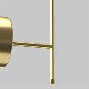 Накладной светильник-бра  12W Белый теплый C085WL-L12BS2.7K Элегантный/Elegant 220V IP20 латунь