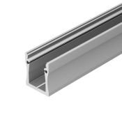 алюминиевый профиль с экраном ALU-WIDE-H28-2000 ANOD+FROST (2м) 014858