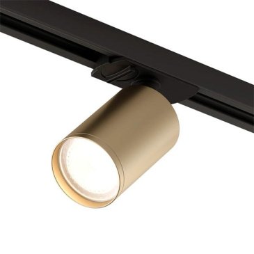 Трековый светильник  15W SOLID TUBE DK6201-BG под лампу GU5.3 IP20 на шинопровод золотой
