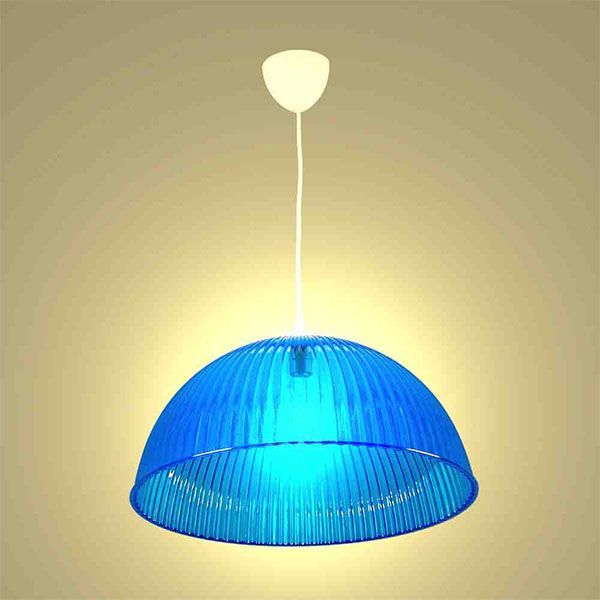 Подвесной светильник без лампы 16-27 1x15W E27 "Оулу" фигурный белый/синий