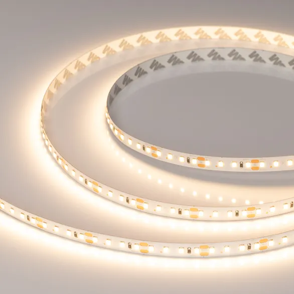 Светодиодная лента Белый теплый 2835 48V  9.6W/m 120Led/метр 032189 RT-A120-10mm 3000K  LUX (30m)