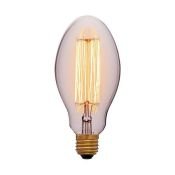 лампа ретро накаливания Vintage форма эллипс 60W 053-419 E75 F2 CLEAR/E27 диммируемая