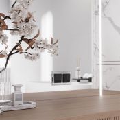 Выключатель встраиваемый двухклавишный проходной  WERKEL W1122048 черный акрил
