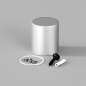 Заглушка для гибкого неона Maytoni NEMO 20316  для неона 360° D25 торцевая металлическая серебро