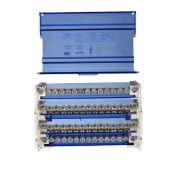 Шины на DIN-рейку в корпусе (кросс-модуль) ШНК 4х15 3L+PEN YND10-4-15-125 IEK
