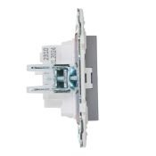 Штепсельная розетка встраиваемая IEK SKANDY 10А SK-R10-10-K03 SK-R02Gr без з/к без шторок серый
