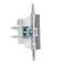 Штепсельная розетка встраиваемая IEK SKANDY 10А SK-R10-10-K03 SK-R02Gr без з/к без шторок серый