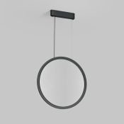 Подвесной светильник  35W Белый -MIX DENKIRS VEIL DK6607-BK 230V с ПДУ круглый черный