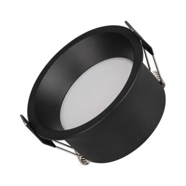 Встраиваемый светильник  12W Белый теплый 054716 MS-BREEZE-BUILT-R104 230V IP20 круглый черный металл