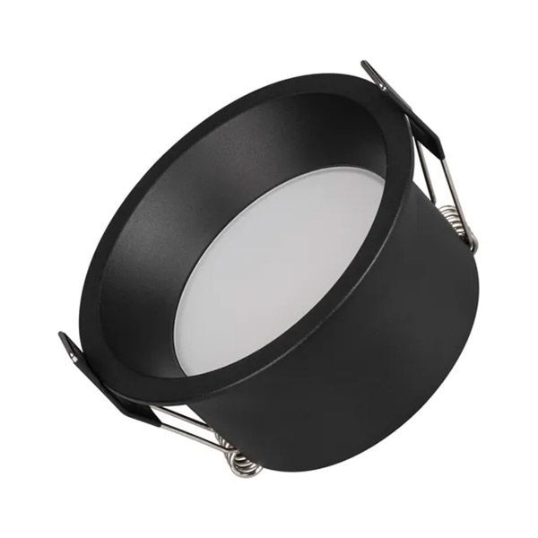 Встраиваемый светильник  12W Белый теплый 054716 MS-BREEZE-BUILT-R104 230V IP20 круглый черный металл