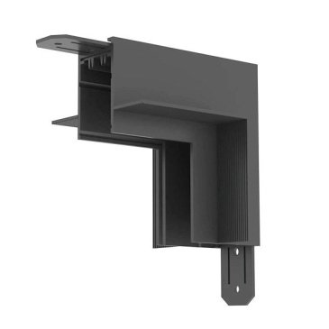 Соединитель для однофазного шинопровода SMART HIDE TR2118-BK встраиваемый угловой черный