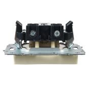 Штепсельная розетка встраиваемая IEK BRITE 10А BR-R10-10-K10 РС10-1-0-БрК без з/к и шторками бежевый