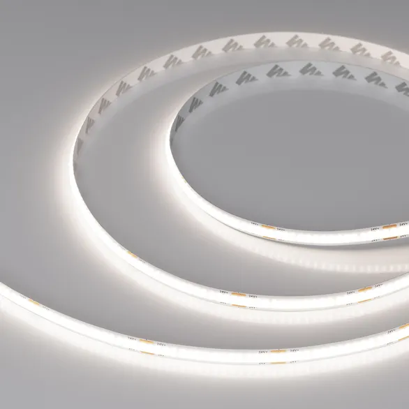 Светодиодная лента Белый COB 24V  8W/m 320Led/метр 039020(1) COB-X320-8mm 6000K