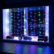 гирлянда  12W ЗАНАВЕС RGB &quot;Светодиодный дождь&quot; 235-039 1,5x1,5м