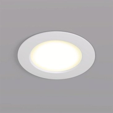 Встраиваемый светильник   5W Белый теплый DENKIRS SNARTUN DK3046-WH 220V IP20 круглый белый