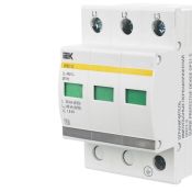 Ограничитель перенапряжения (УЗИП) 3п 400В 20кА ОПС1-C MOP20-3-C IEK