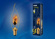 лампа декоративная накаливания свеча на ветру 3W IIL-N-CW35-3/RED-FLAME/E14/CL с эфф. мерцающ. пламени