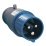 Вилка переносная ССИ-013 2P+PE 16А 200-250В IP44 PSR01-016-3 IEK