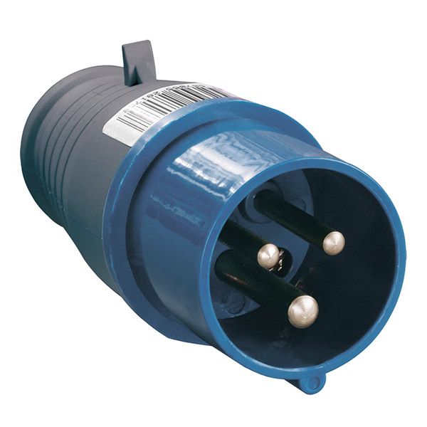 Вилка переносная ССИ-013 2P+PE 16А 200-250В IP44 PSR01-016-3 IEK