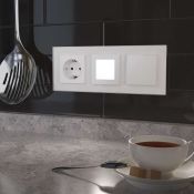 Встраиваемый светильник   1.5W Белый дневной WL01-BL-03-LED 220V IP20 / W1154301 квадратный белый