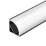 алюминиевый профиль S-LUX SL-KANT-H20-2000 BLACK 049016