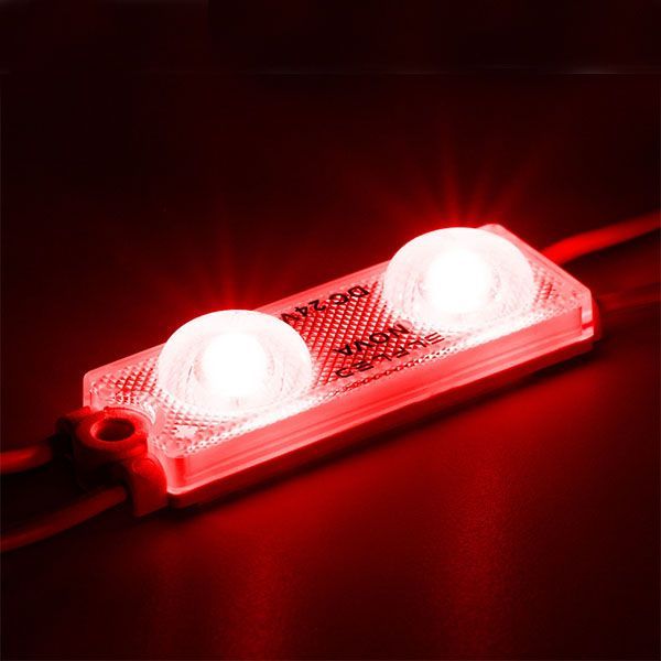 Светодиодный модуль герметичный 2led Красный 2835 24V ELFLED NOVA