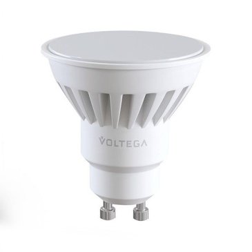 светодиодная лампа рефлектор JCDR GU10 Белый теплый 10W 7265 Ceramics Voltega 100°