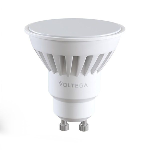 светодиодная лампа рефлектор JCDR GU10 Белый теплый 10W 7265 Ceramics Voltega 100°