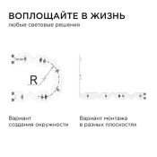 Светодиодная лента змейка Белый дневной 2835 24V  8W/m 60Led/метр 00-350 Стандарт 6мм Светодиодная лента змейка Белый дневной 2835 24V  8W/m 60Led/метр 00-350 Стандарт 6мм
