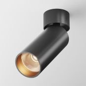 Накладной светильник  12W Белый теплый C055CL-L12B2.7K-W-B Фокус /FOCUS 220V цилиндр черный