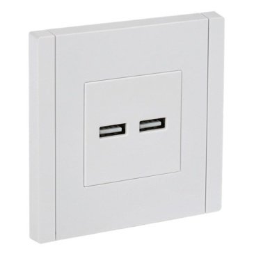 Розетка встраиваемая USB IEK FORTE&PIANO A+A 3,1А FP-U21-D31-K01 FP249 белый