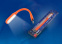 Светодиодный фонарь 1.5W UL-00000252 TLD-541 Orange USB прорезиненный корпус