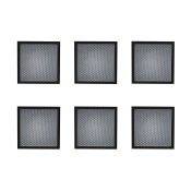 светильник  42W Белый дневной Грильято UL-00008958 ULP-1010 42W-4000К IP40 BLACK KIT06 квадратный встраиваемый черный (6шт)