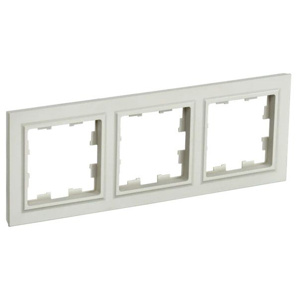 Рамка пластик 3 поста IEK BRITE BR-M32-K10 РУ-3-БрКр бежевый
