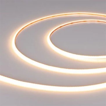 Светодиодная лента  Белый теплый 2020 24V  6W/m 320Led/метр герм (силикон) 062002 MICROLED-SEW-M320-3mm 3000K IP65