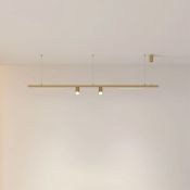 Готовый трековый набор DENKIRS  40W Белый теплый SET SHINE 03 1.5м подвесной прямой латунь