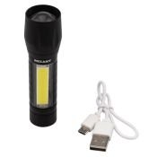 Светодиодный фонарь 2W универсальный трехрежимный USB