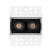 Встраиваемый светильник   5W Белый дневной  032228 MS-ORIENT-BUILT-TRIMLESS-TC-S38x67-5W 220V IP20 прямоугольный под шпаклевку белый с черной вставкой