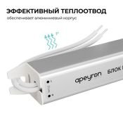 Блок питания (AC-DC) 12V  24W 03-175 IP20 металл
